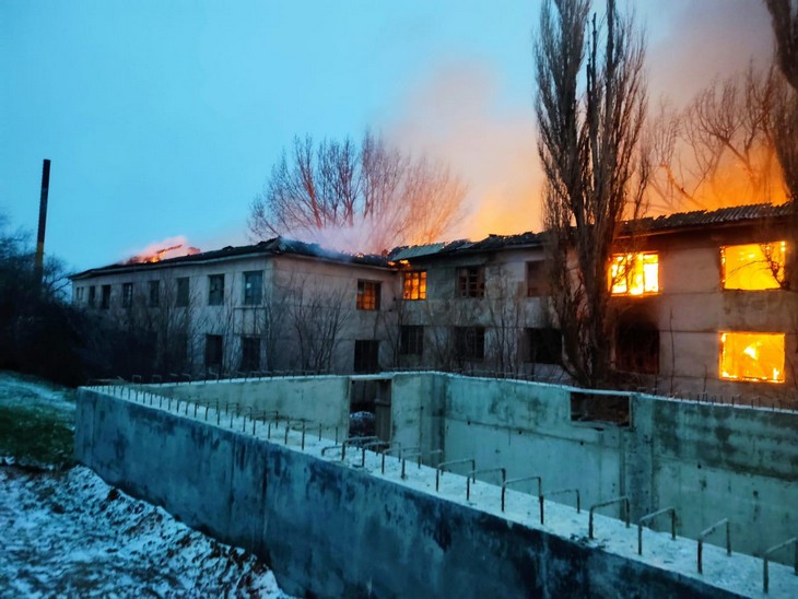 Пожар общежитие Красный Сулин