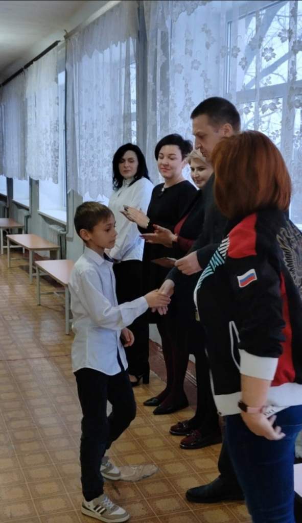 Школа 5 награждение ГТО Красный Сулин