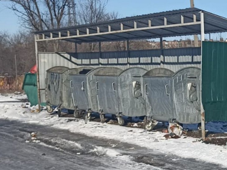 Красный Сулин контейнерный площадки вывоз мусора